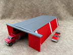 1/64 Scale - Farmstead Style Red Machine Shed - 76' Scaled Length - Made in USA