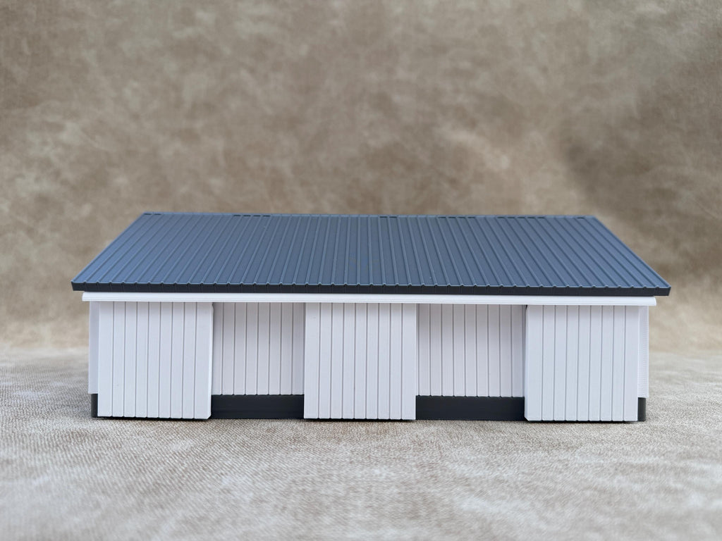 1/64 Scale - 1940s Equipment Shed - Farm Set Model - Made in USA - White