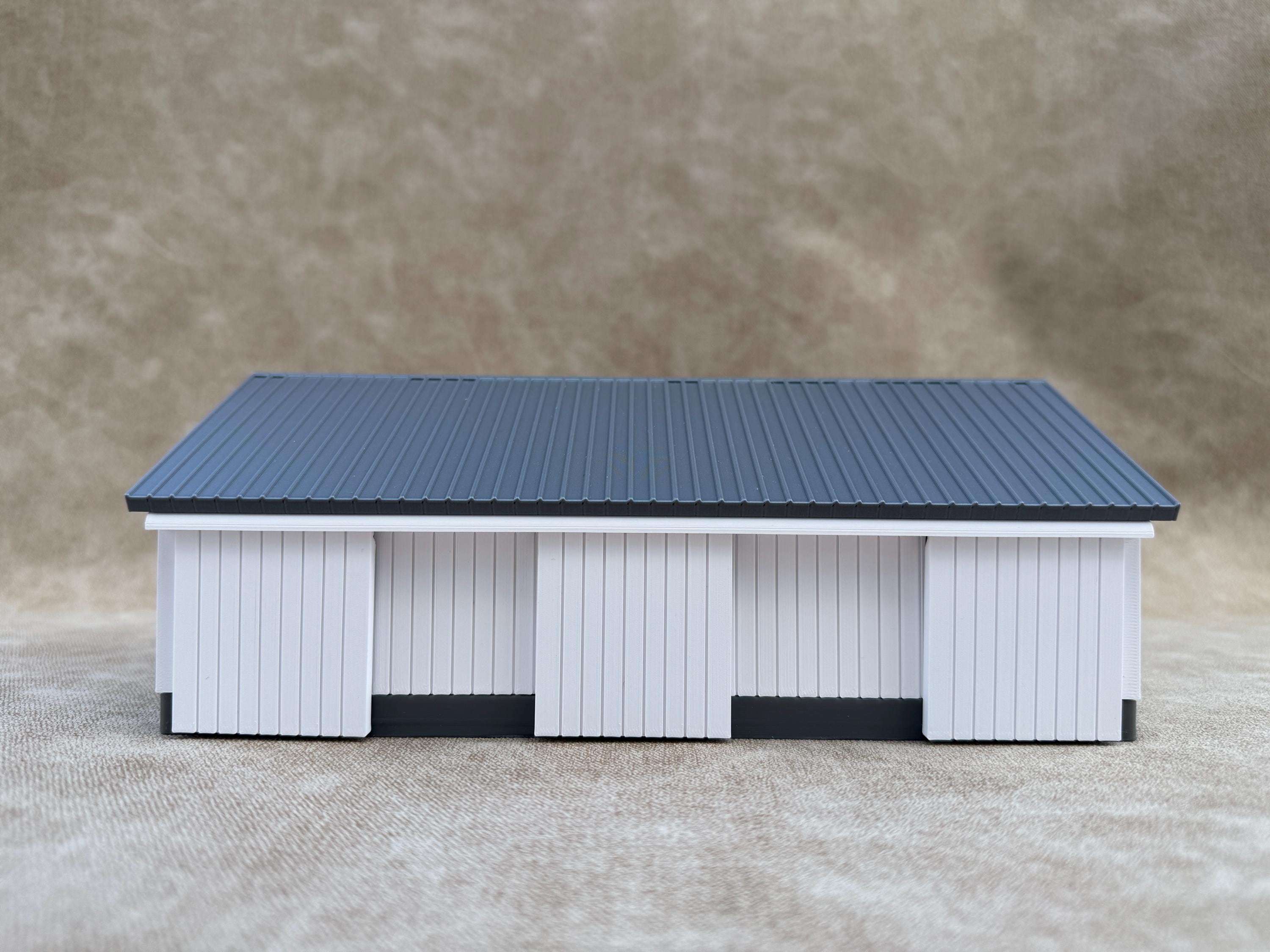 1/64 Scale - 1940s Equipment Shed - Farm Set Model - Made in USA - White