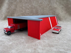 1/64 Scale - Farmstead Style Red Machine Shed - 76' Scaled Length - Made in USA