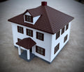 1/64 Scale House - Early 1900s Sears, Roebuck Farm House - Farm Set Model - Made in USA