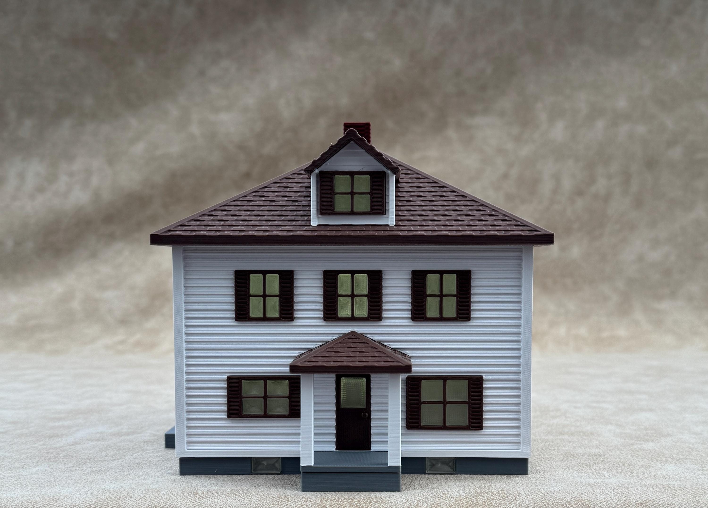 1/64 Scale House - Early 1900s Sears, Roebuck Farm House - Farm Set Model - Made in USA
