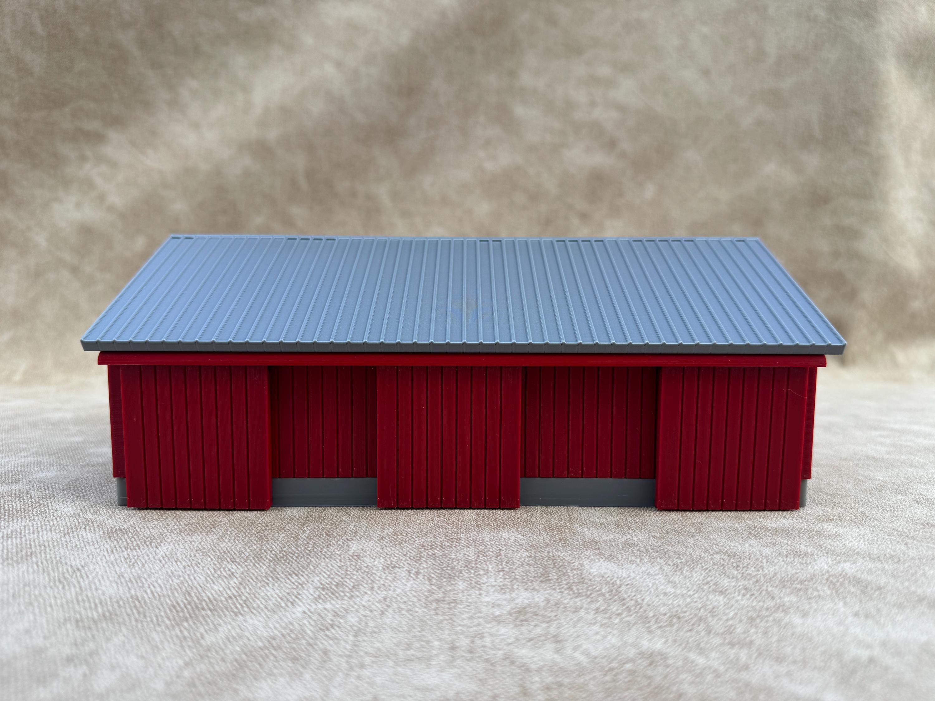 1/64 Scale - 1940s Equipment Shed - Farm Set Model - Made in USA