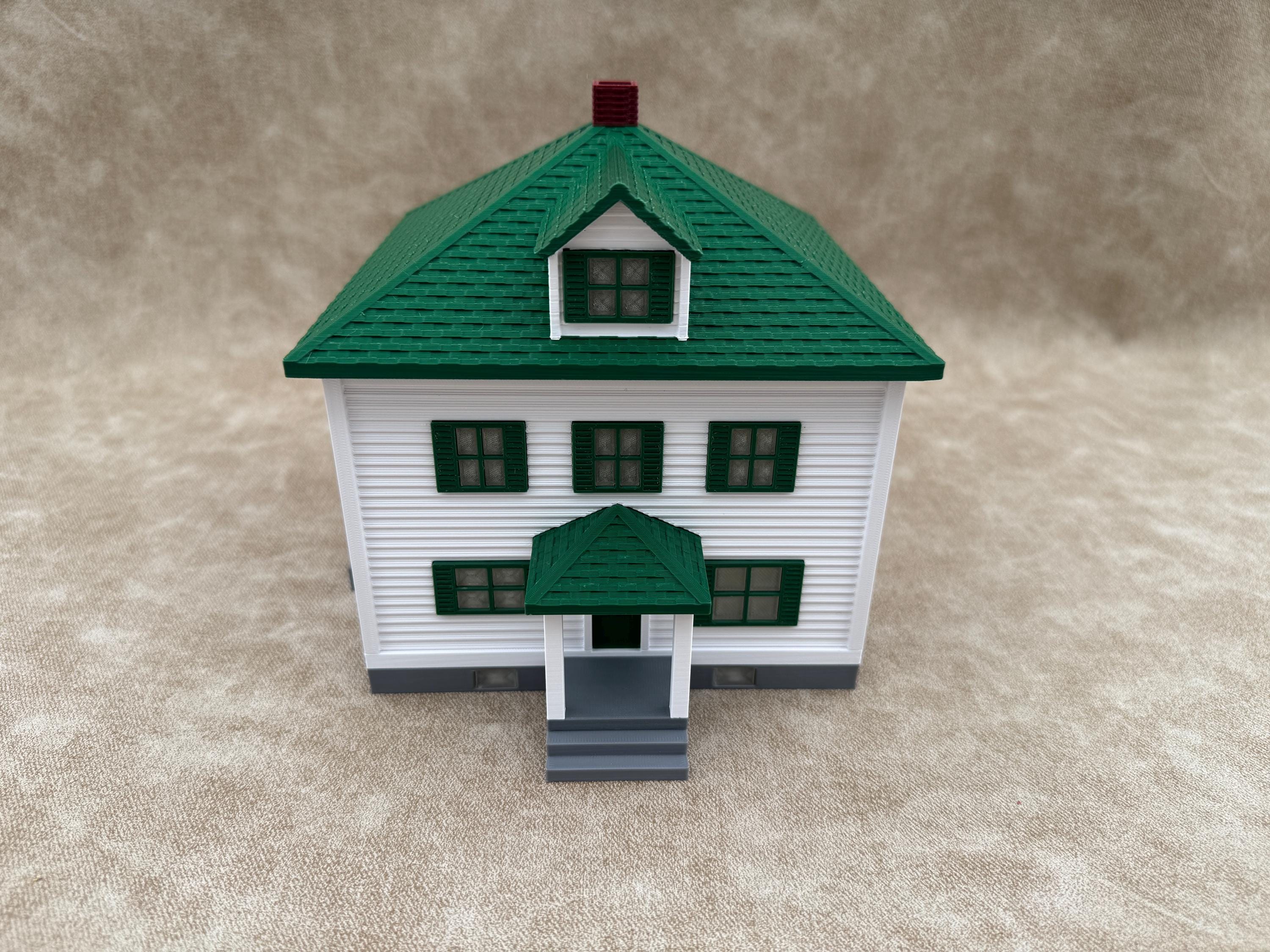 1/64 Scale House - Early 1900s Sears, Roebuck Farm House - Farm Set Model - Made in USA