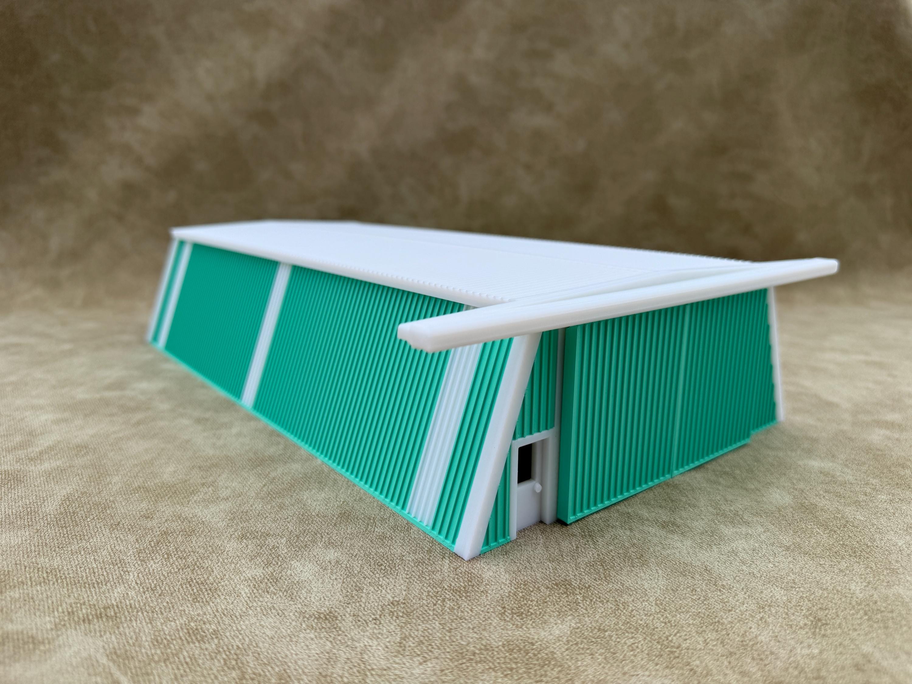 1/64 Scale - Farmstead Style Machine Shed - 76' Scaled Length - Made in USA