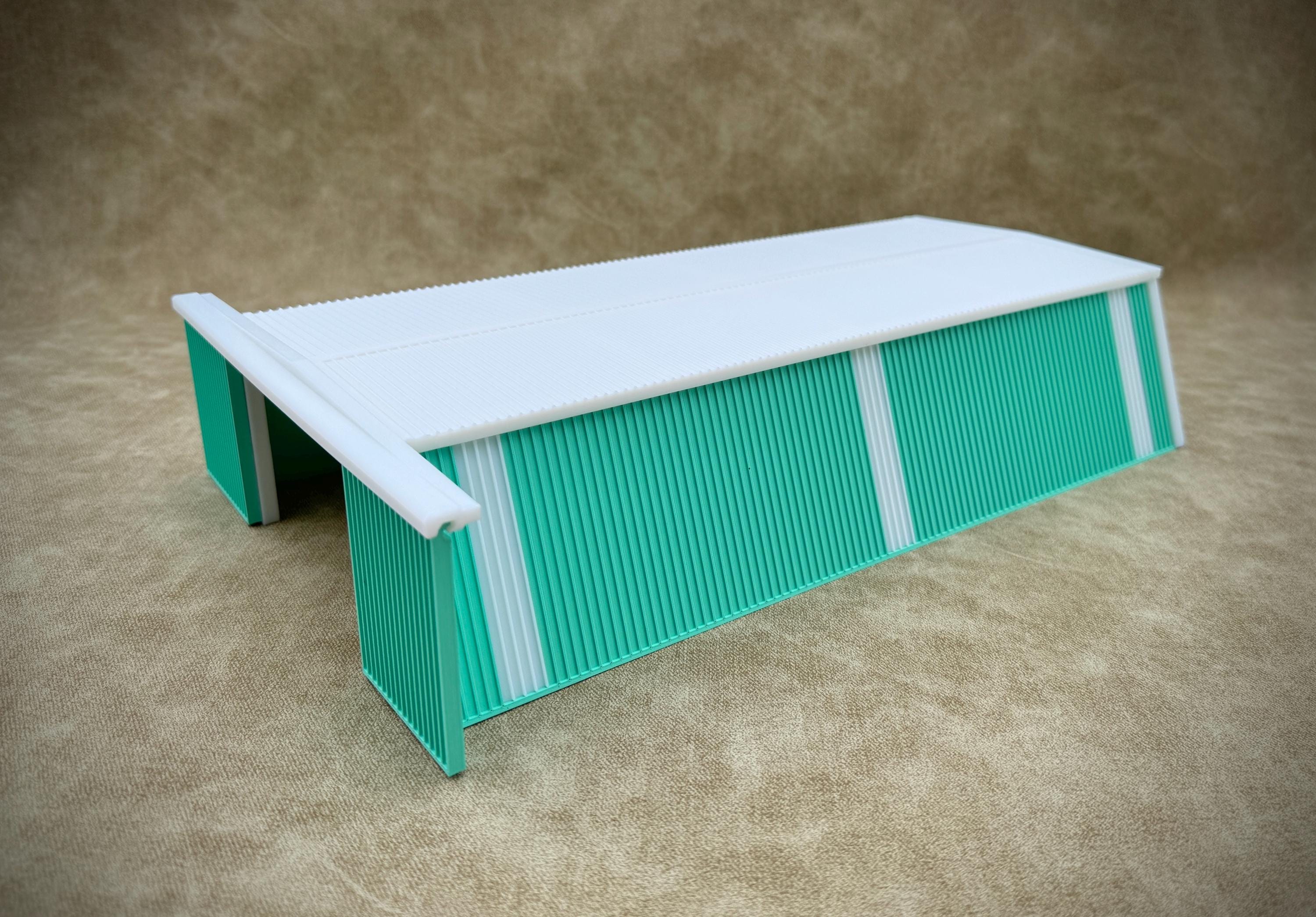 1/64 Scale - Farmstead Style Machine Shed - 76' Scaled Length - Made in USA