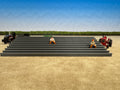 1/64 Scale Fairgrounds Bleachers - Gray Color - Made in USA