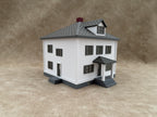 1/64 Scale House & Garage Combo - Early 1900s Sears Farm House - Farm Set Model - Gray Roof
