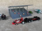 1/64 Scale Fairgrounds Bleachers Deluxe with Roof- Gray Color - Made in USA