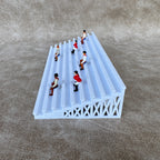 1/64 Scale Fairgrounds Bleachers - White Color - Made in USA
