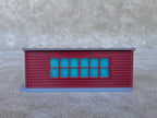 1/64 Scale Large Chicken Barn - Poultry Shed - Red Siding w/Brown Shingles - Made in USA