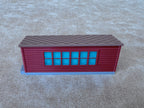 1/64 Scale Large Chicken Barn - Poultry Shed - Red Siding w/Brown Shingles - Made in USA