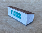 1/64 Scale Large Chicken Barn - Poultry Shed - White Siding w/Green Shingles - Made in USA