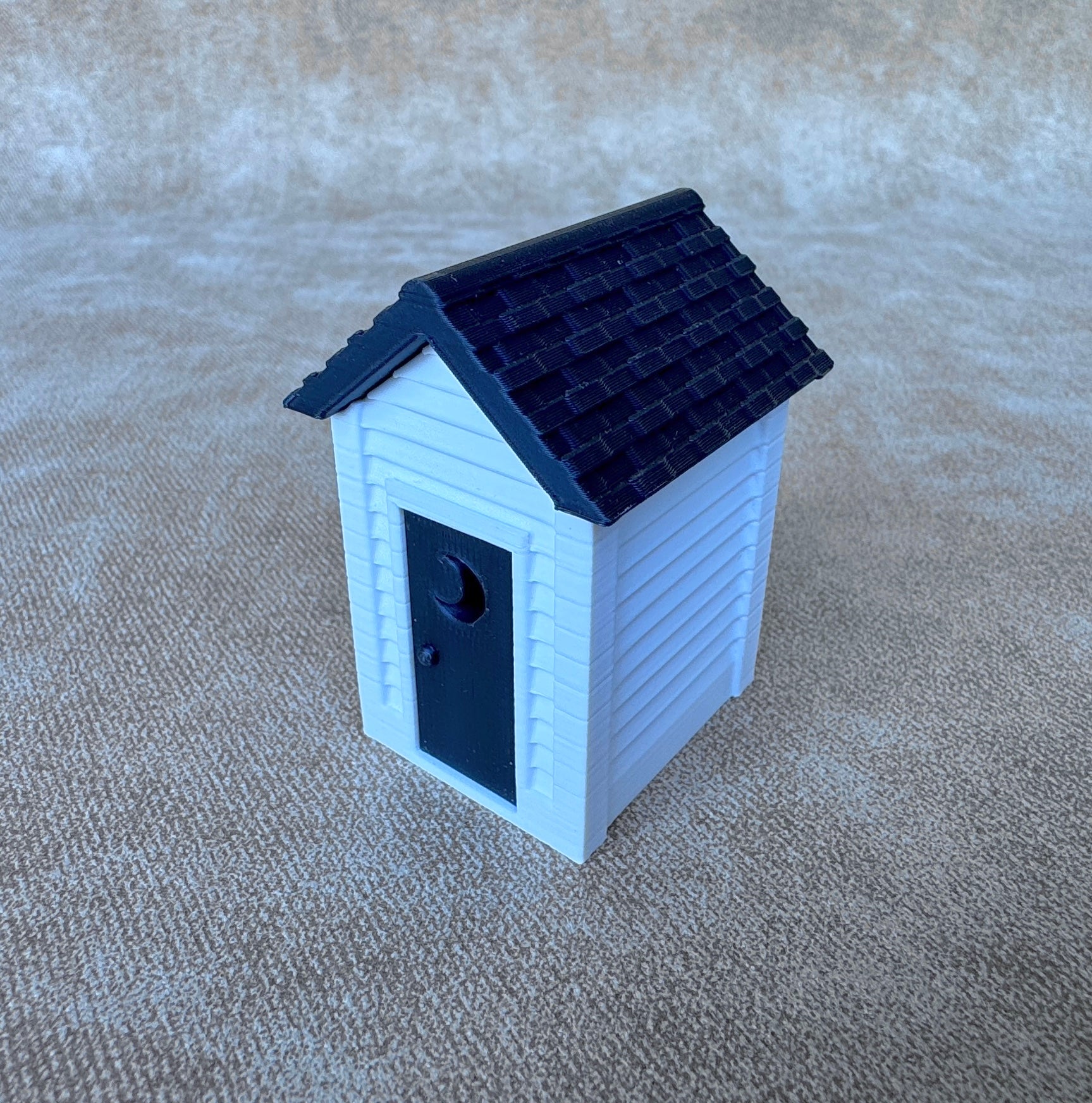1/64 Scale Outhouse for 1900s Farmhouse - Made in USA