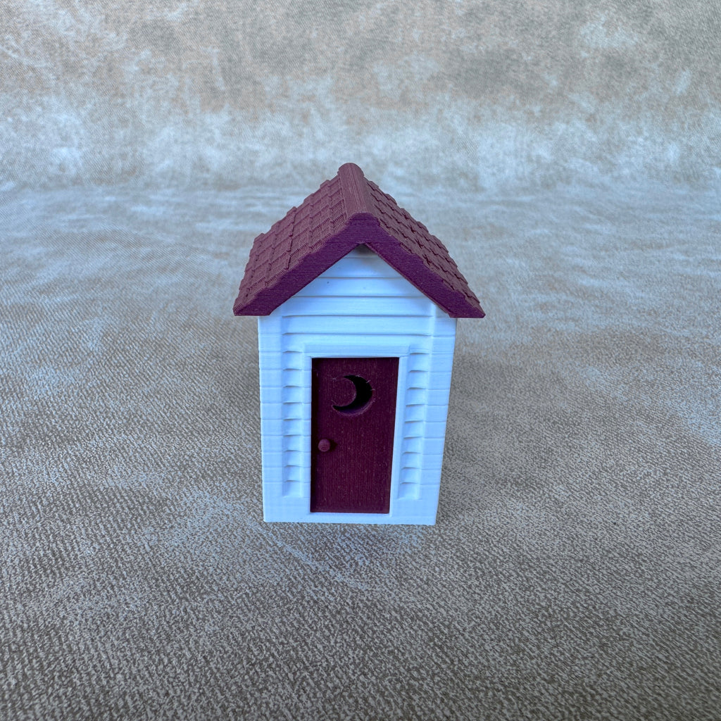 1/64 Scale Outhouse for 1900s Farmhouse - Made in USA