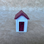 1/64 Scale Outhouse for 1900s Farmhouse - Made in USA