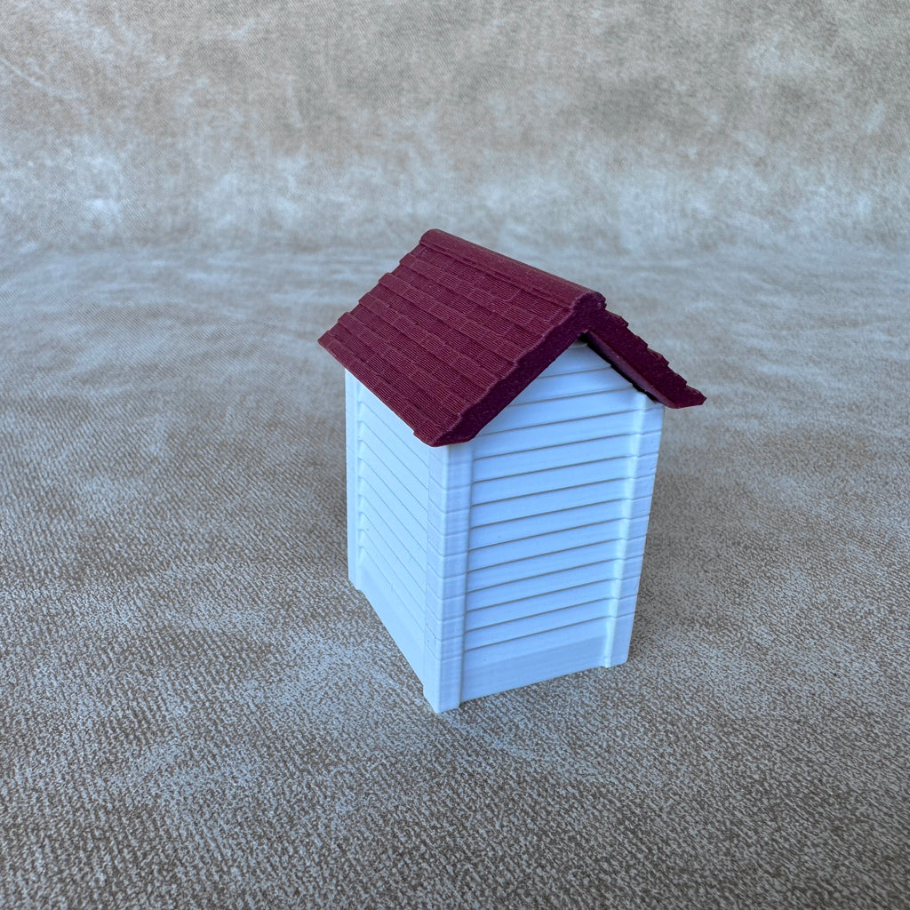 1/64 Scale Outhouse for 1900s Farmhouse - Made in USA