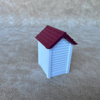 1/64 Scale Outhouse for 1900s Farmhouse - Made in USA
