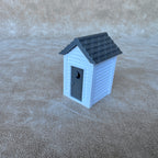 1/64 Scale Outhouse for 1900s Farmhouse - Made in USA
