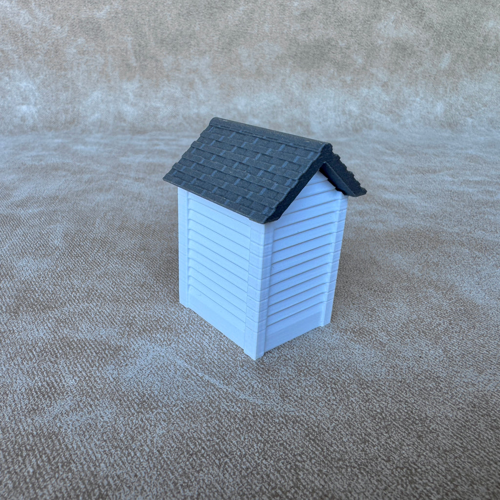 1/64 Scale Outhouse for 1900s Farmhouse - Made in USA