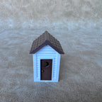 1/64 Scale Outhouse for 1900s Farmhouse - Made in USA