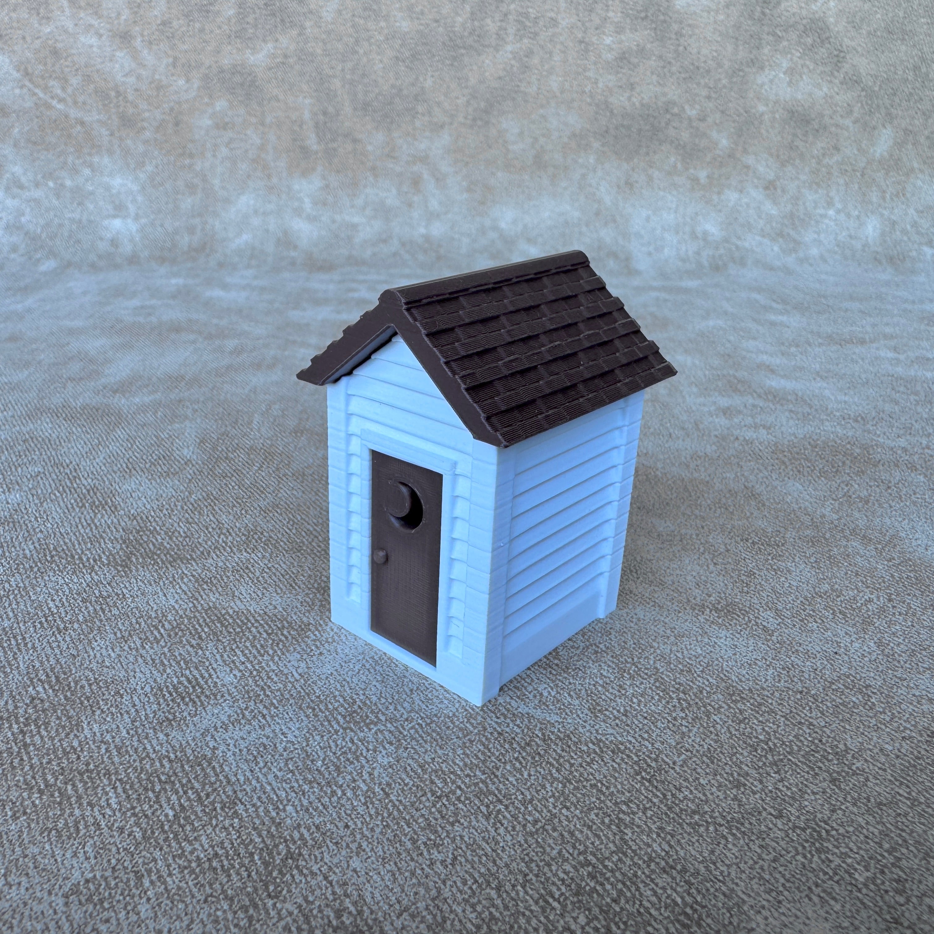 1/64 Scale Outhouse for 1900s Farmhouse - Made in USA
