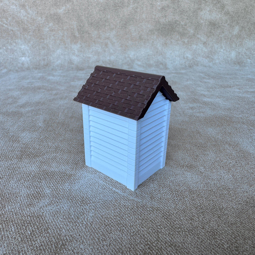 1/64 Scale Outhouse for 1900s Farmhouse - Made in USA