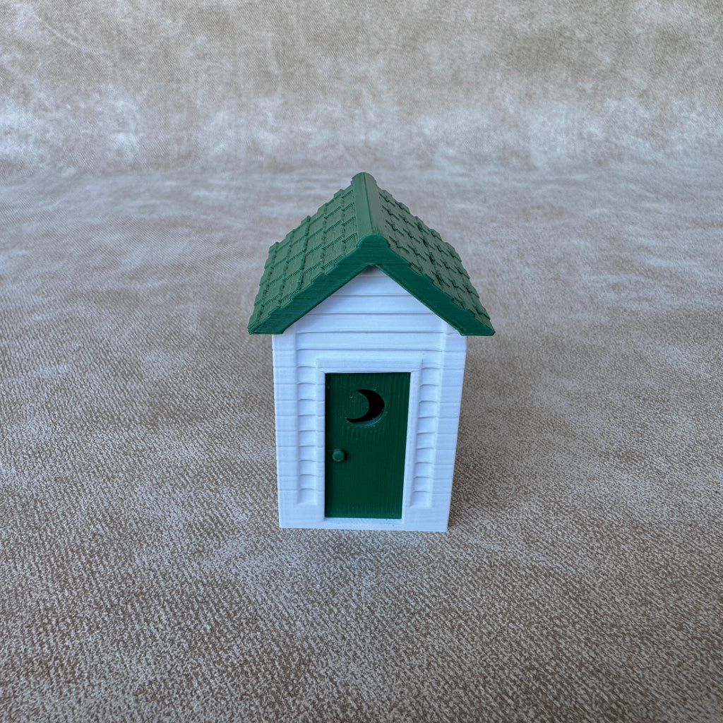 1/64 Scale Outhouse for 1900s Farmhouse - Made in USA