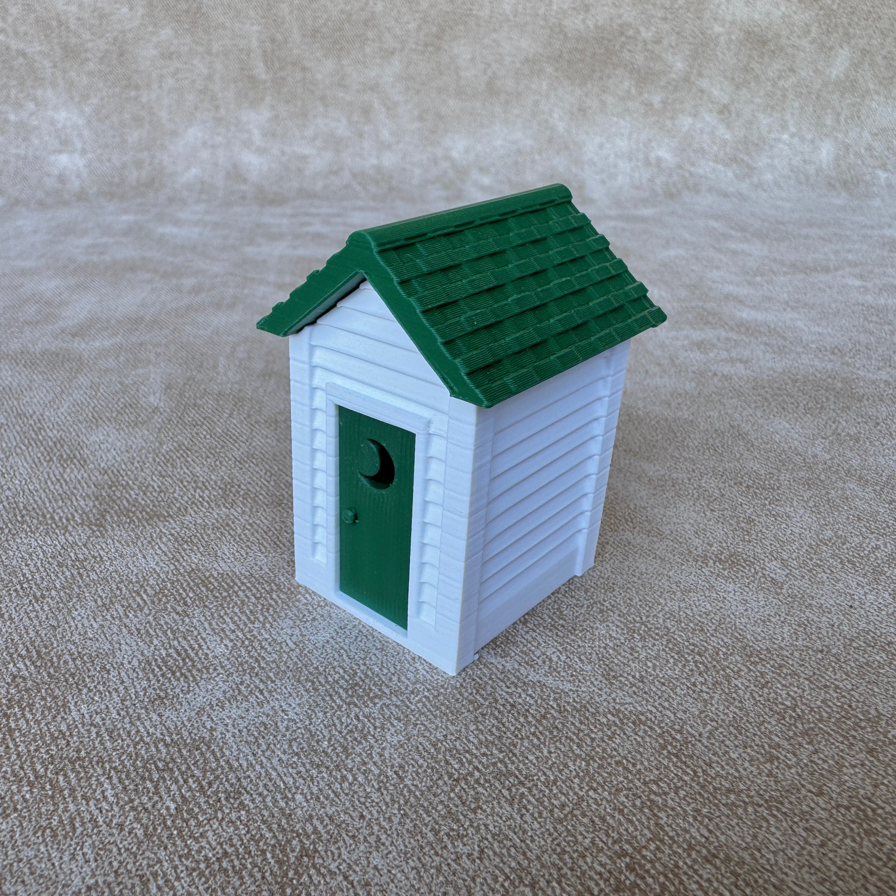 1/64 Scale Outhouse for 1900s Farmhouse - Made in USA