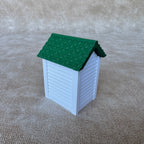 1/64 Scale Outhouse for 1900s Farmhouse - Made in USA