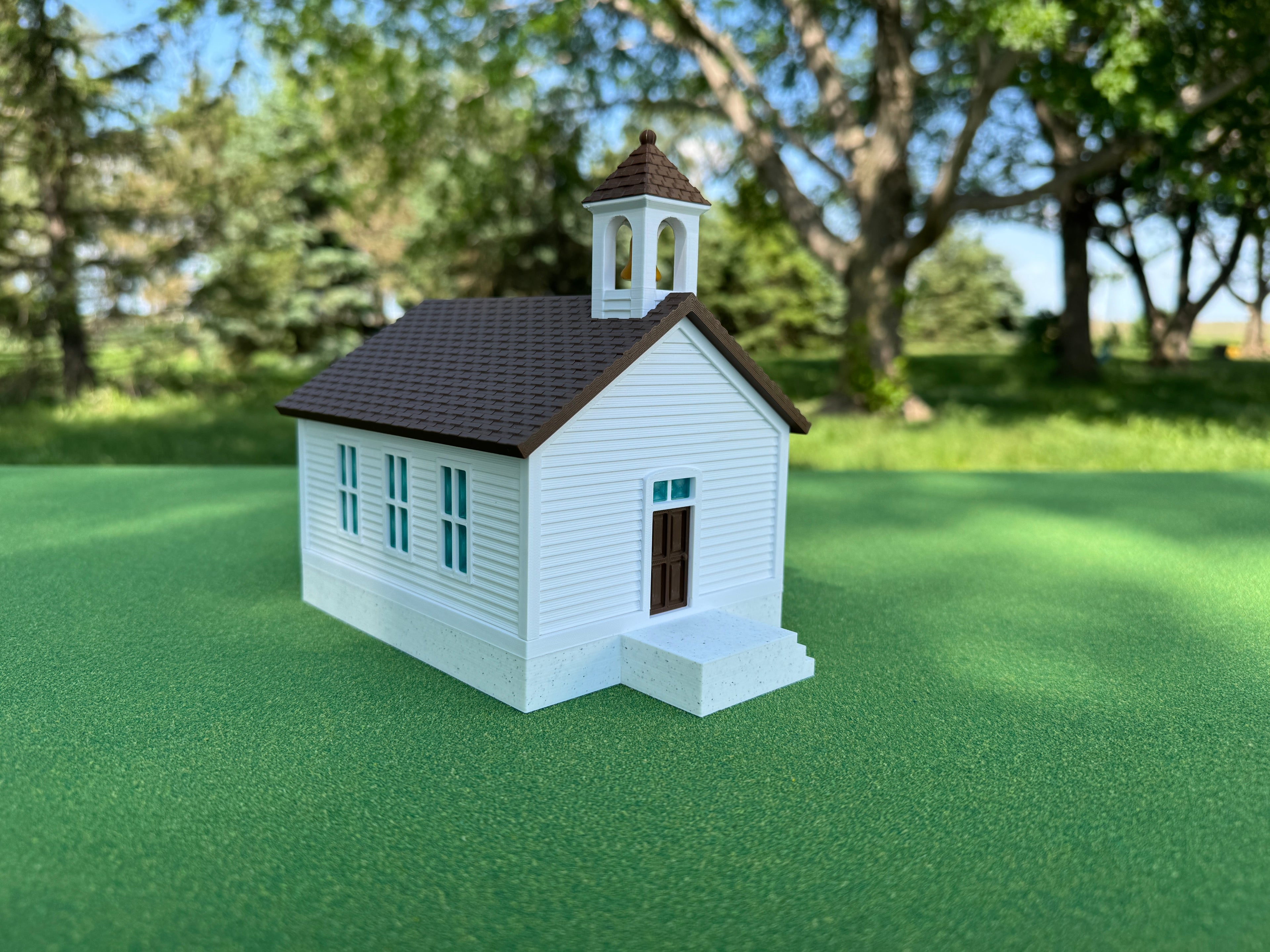 1/64 Scale - Late 1800s One-Room Schoolhouse - Made in USA