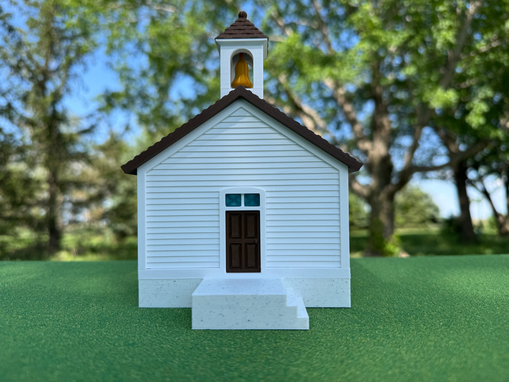 1/64 Scale - Late 1800s One-Room Schoolhouse - Made in USA