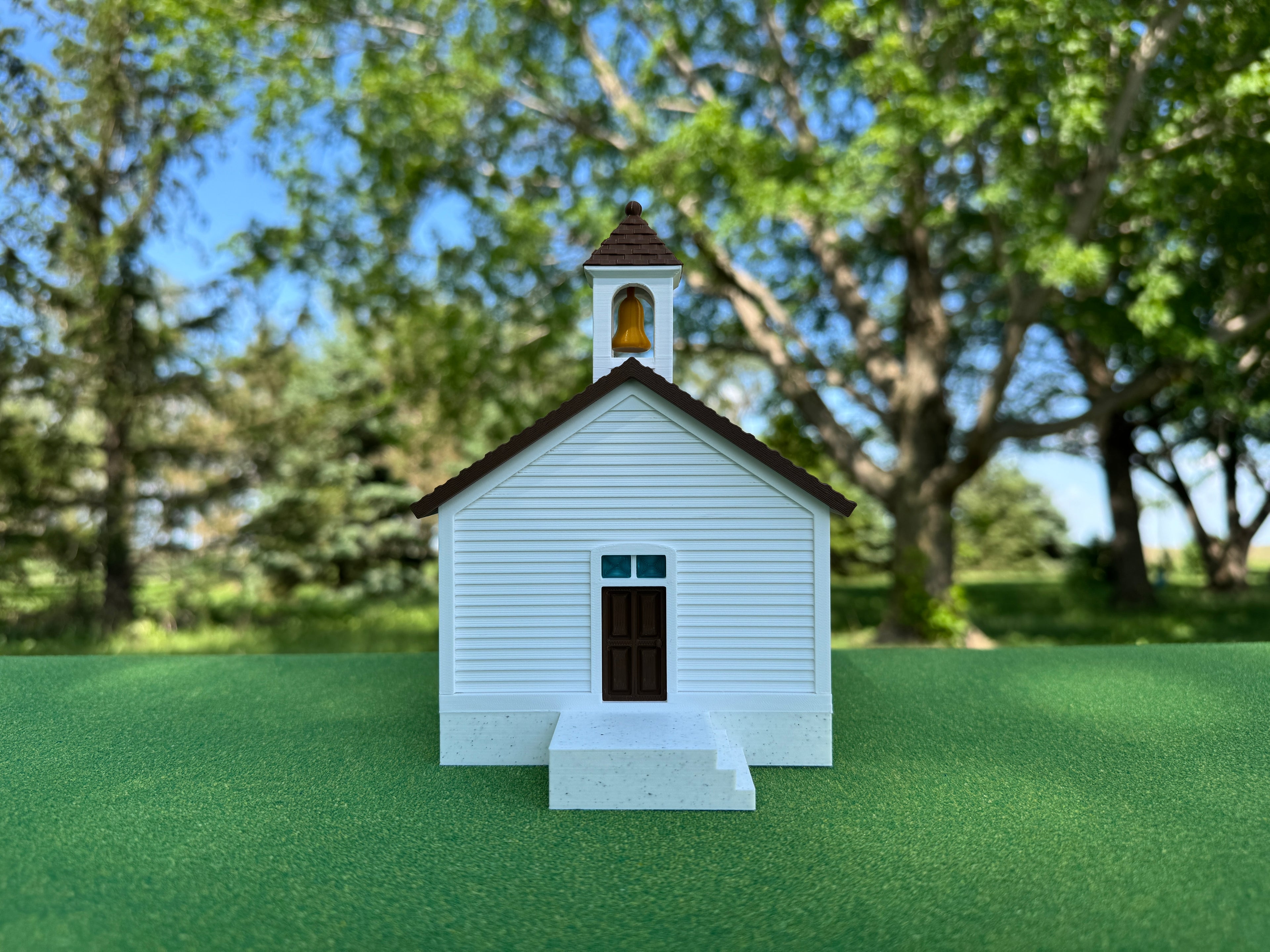 1/64 Scale - Late 1800s One-Room Schoolhouse - Made in USA