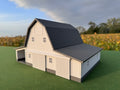 1/64 Scale - Early 1900s Barn - White 42' x 62' - Gray Roof - Made in USA
