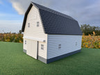 1/64 Scale - Early 1900s Barn - White 30' x 42' - Gray Roof - Made in USA