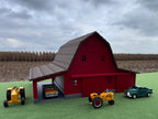 1/64 Scale - Early 1900s Barn - Red 42' x 62' - Brown Roof - Made in USA