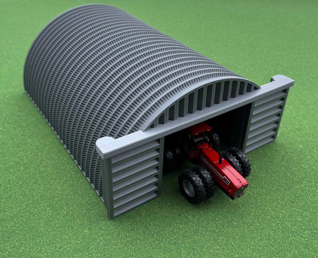 1/64 Scale Quonset Shed - Highly Detailed Machine Shed - Made in the USA - Made with CORN!