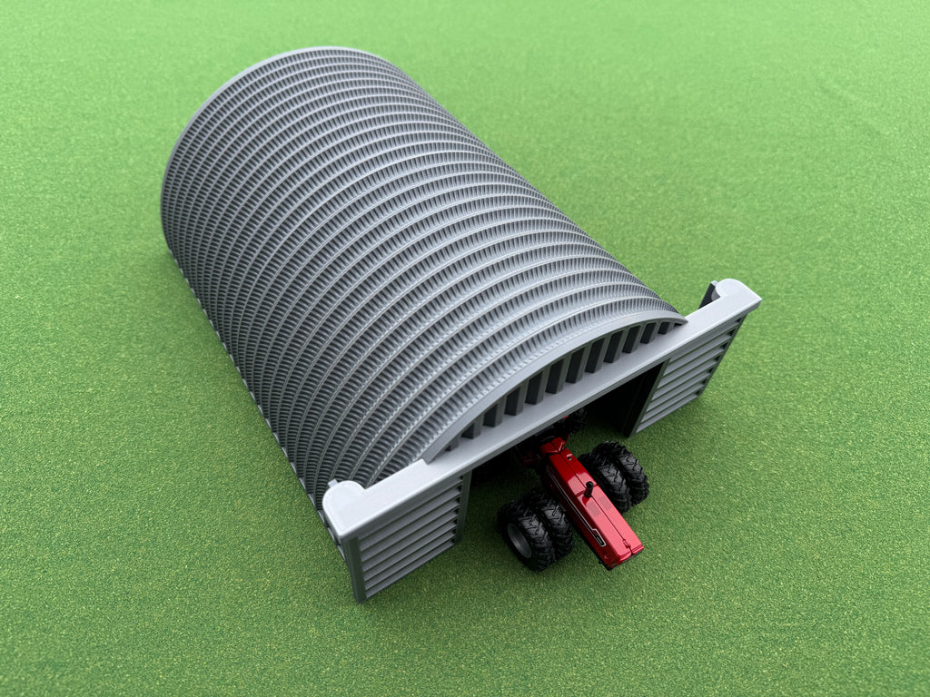 1/64 Scale Quonset Shed - Highly Detailed Machine Shed - Made in the USA - Made with CORN!