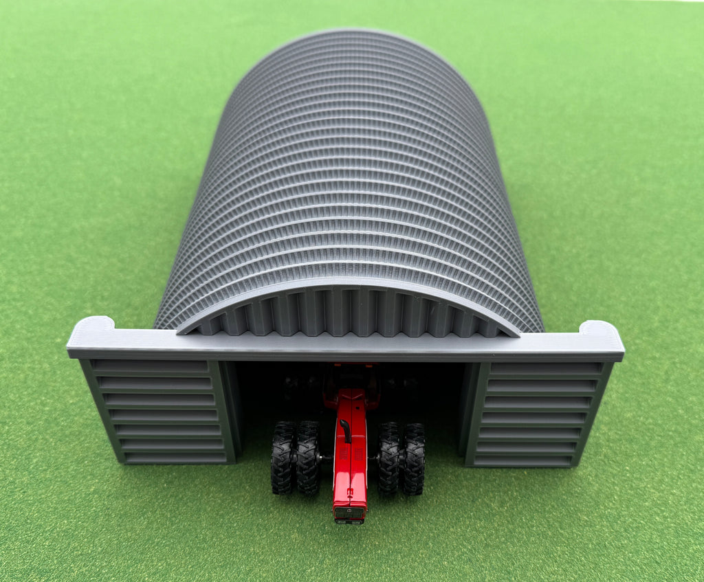 1/64 Scale Quonset Shed - Highly Detailed Machine Shed - Made in the USA - Made with CORN!