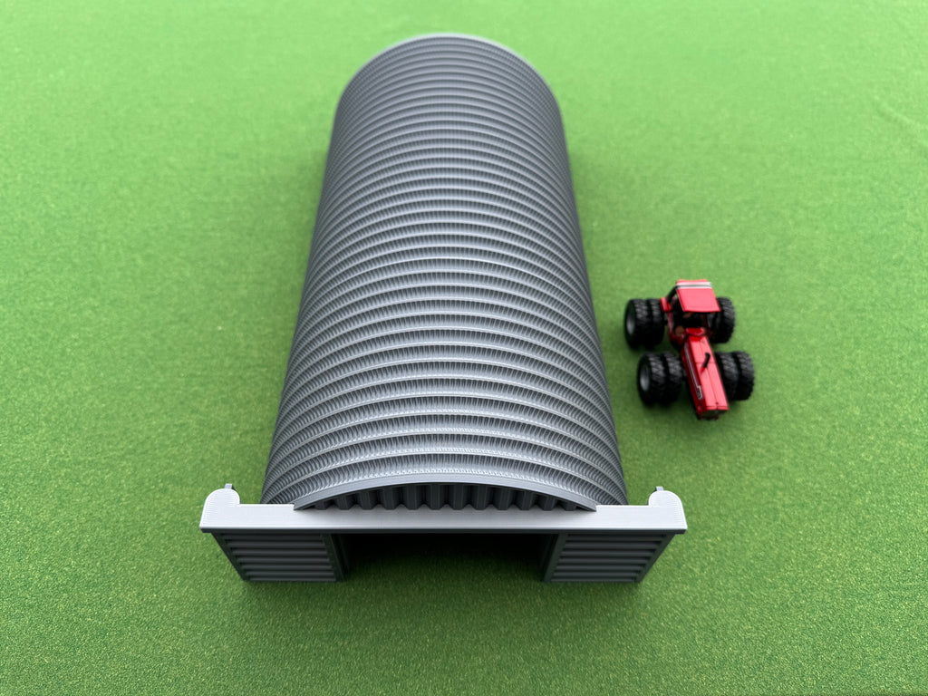 1/64 Scale Quonset Shed - Highly Detailed Machine Shed - Made in the USA - Made with CORN!