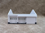 1/64 Scale Garage - Early 1940s Farm Garage - Farm Set Model - Brown Roof