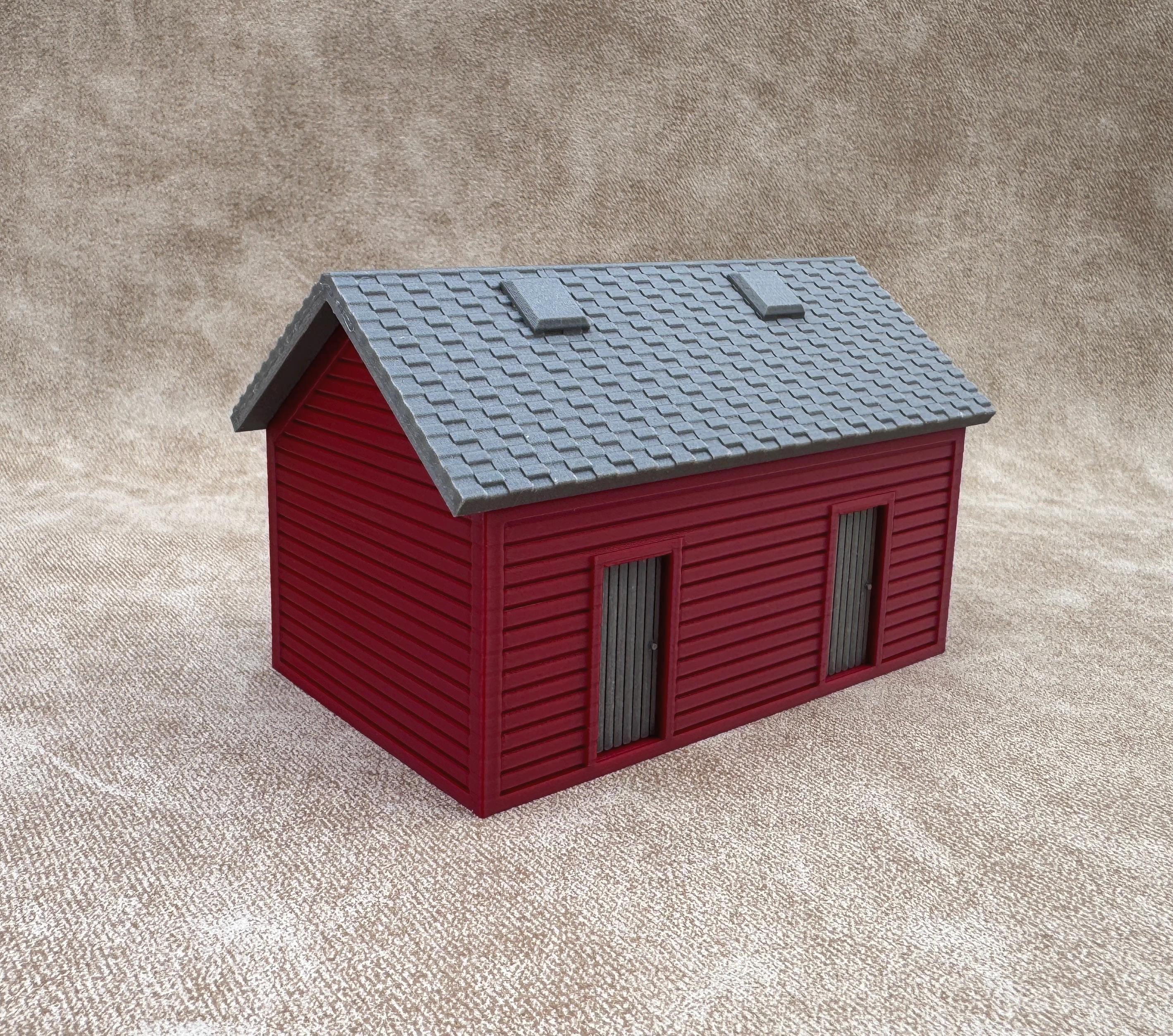 1/64 Scale - pre1950s Grainery Building - Farm Set Model - Made in USA