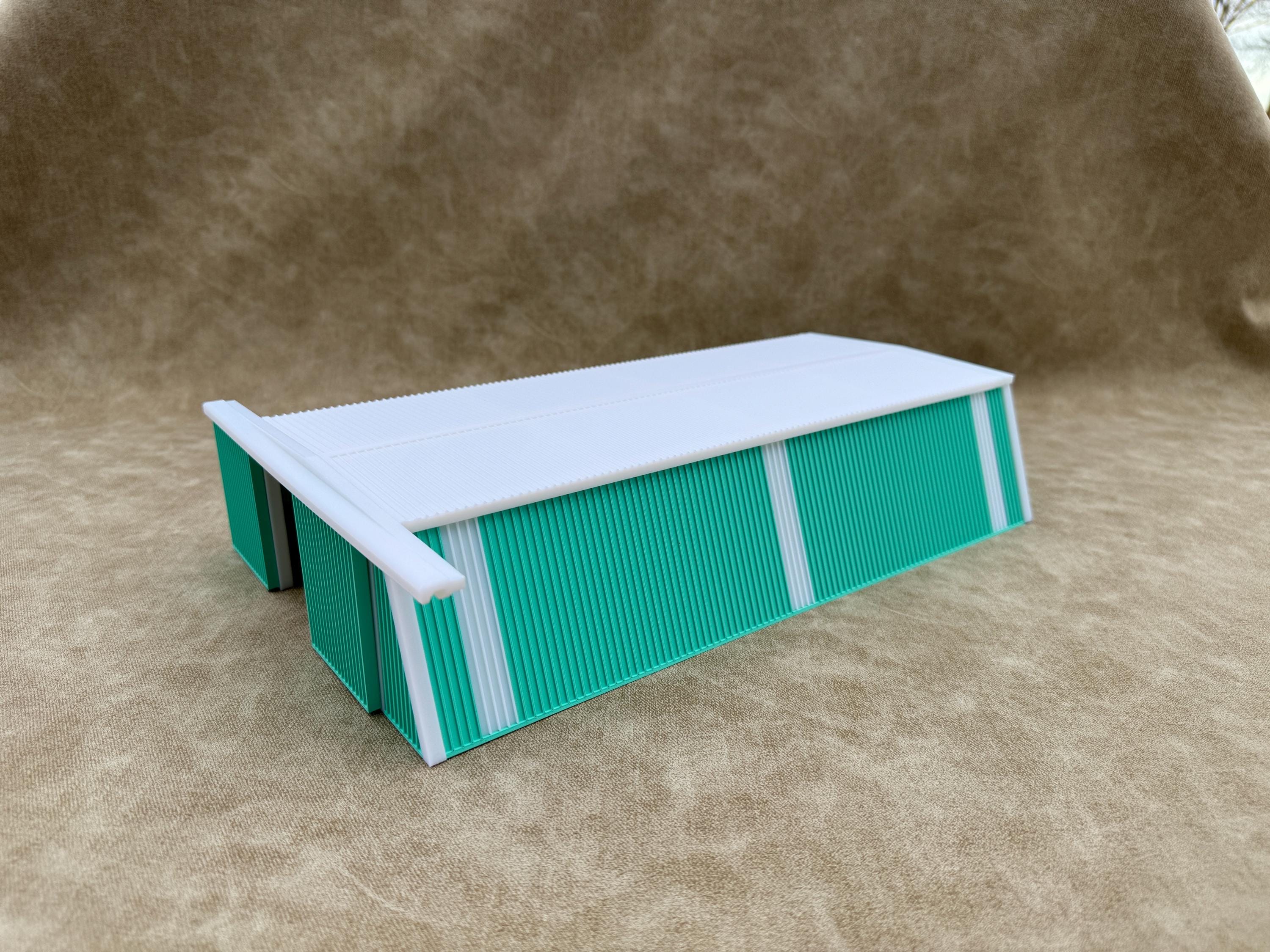 1/64 Scale - Farmstead Style Machine Shed - 76' Scaled Length - Made in USA