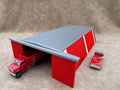 1/64 Scale - Farmstead Style Red Machine Shed - 76' Scaled Length - Made in USA