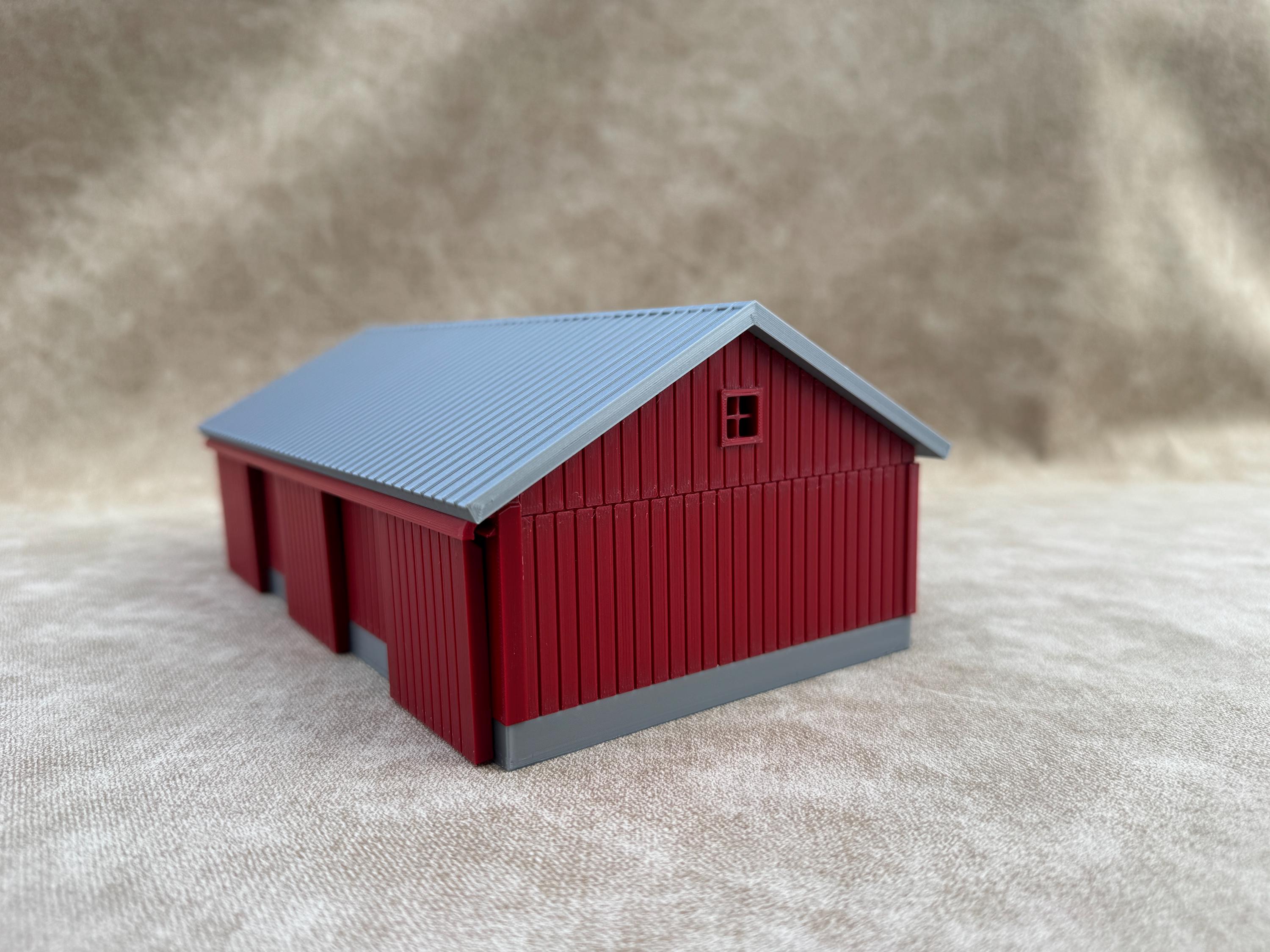 1/64 Scale - 1940s Equipment Shed - Farm Set Model - Made in USA