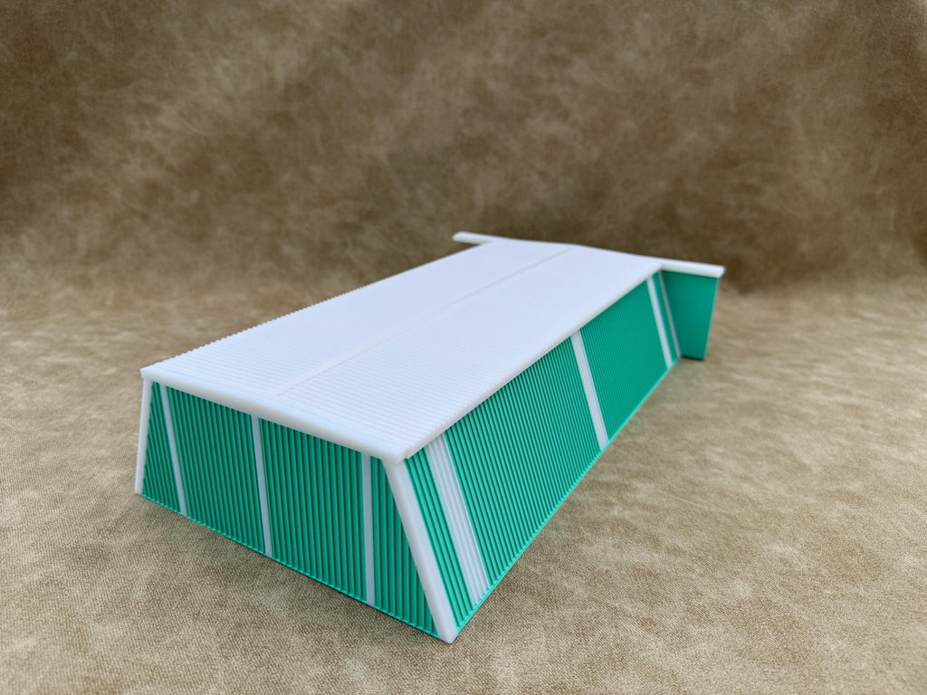 1/64 Scale - Farmstead Style Machine Shed - 76' Scaled Length - Made in USA