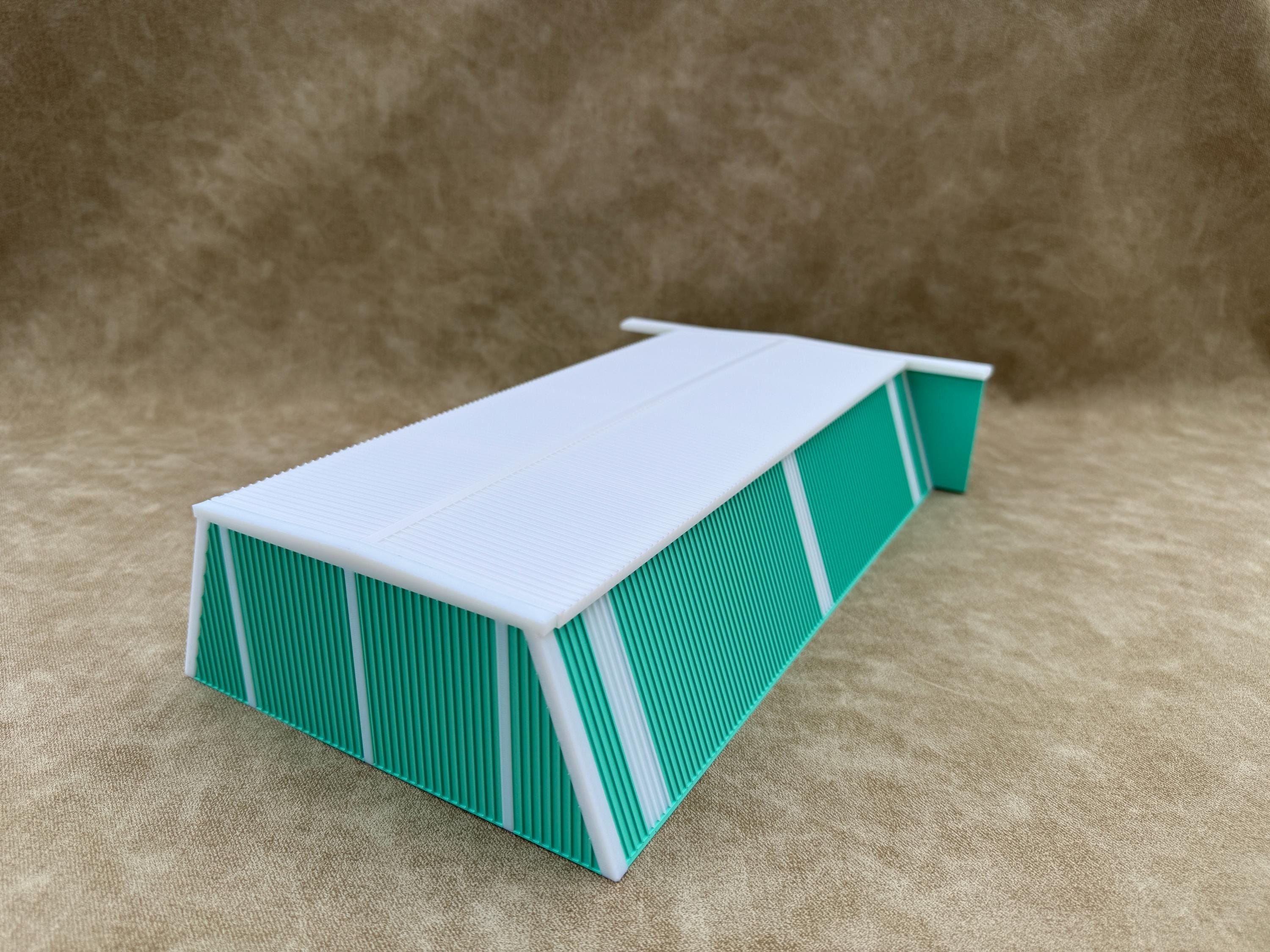 1/64 Scale - Farmstead Style Machine Shed - 76' Scaled Length - Made in USA