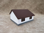 1/64 Scale Garage - Early 1940s Farm Garage - Farm Set Model - Brown Roof