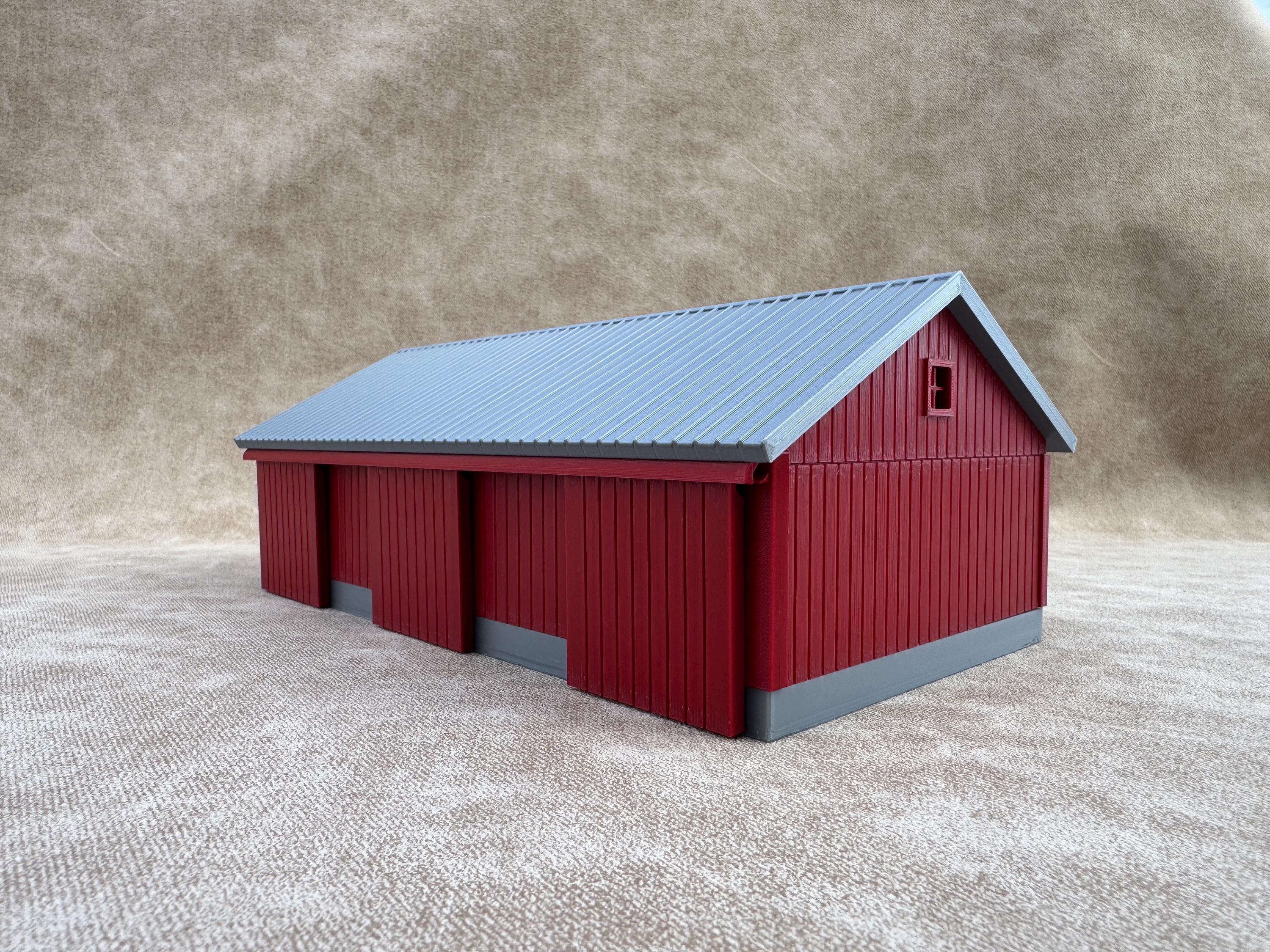 1/64 Scale - 1940s Equipment Shed - Farm Set Model - Made in USA