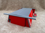 1/64 Scale - Farmstead Style Red Machine Shed - 76' Scaled Length - Made in USA